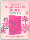 KJV Simplified Bible for Teen Girls: 3 Minute Devotions soft leatherlook